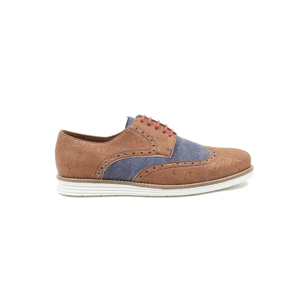 Denim cork shoes